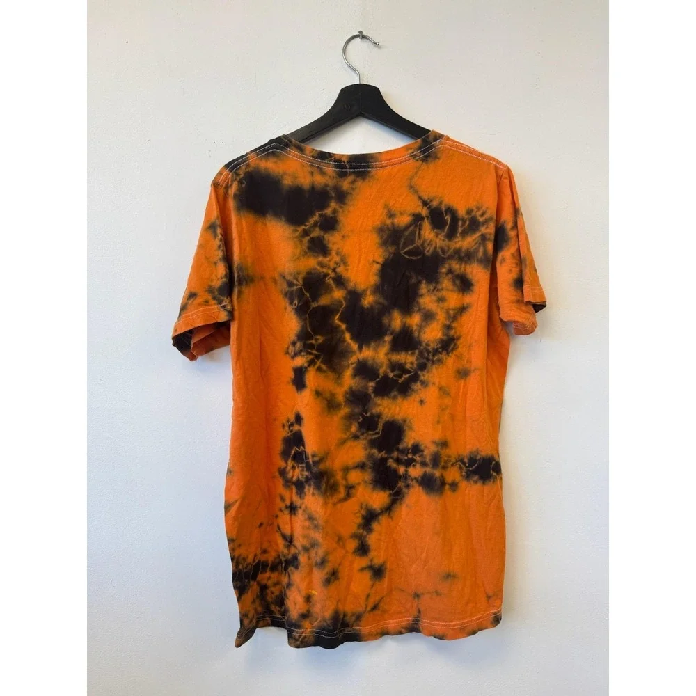 Blackbear Shirt Mens Medium Orange Black‎ Tie Dye Band Graphic Tee Music Tour - Picture 3 of 5